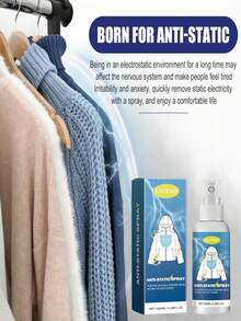 JUE FISH Anti-Static Spray For Down Jackets, Household Cotton Blankets And Clothing, Prevents Static Electricity On Hair - Multicolor - View 9