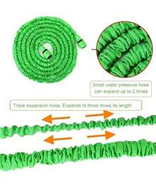 Heavy Duty Washing Car Water Hose, European & American Style, Thicker & Stronger, Household Hand-Held For Daily Watering & Irrigation, Expandable Garden Hose - 藍色 - 查看 4