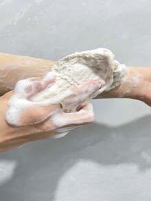 1 Pcs Apricot Mesh Bath Sponge Natural Jute Soap Bag Organic Cotton Foaming Net Baroque Style Bohemian Bath Essential Luxury Bathroom Accessory Old Money Aesthetic Vintage Washing Tool Hypoallergenic Material Machine Washable Colorfast Daily Skincare Routine Facial Cleansing  Body Exfoliation Autumn Winter Season Home Spa Experience Holiday Gift Christmas Present Valentines Day Special Thanksgiving Surprise Birthday Gift For Friends Mother Daughter Women Travel Bath Companion Gym Shower Must Have Outdoor Camping Essential Practical Household Item Design  Living Product Gentle Exfoliator Rich Lather Creator Skin Friendly Texture Compact Storage Solution Multifunctional Cleanse Tool Ready To Gift For Her Self Care Package