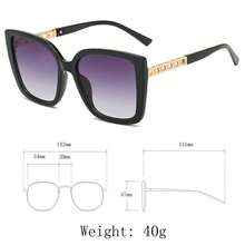1pc Women's Fashion Elegant High-End Stylish Fashion Glasses - Multicolor - View 4