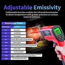 L.A.OL.A.U [红外线测温枪] L.AOL.AU 手持式红外线测温枪 - 红外测温枪，非接触式数字温度计，适用于烹饪、披萨烤箱及工业领域 - 彩色 - 查看 5