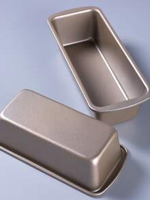 1/2 Loaf Pan, Gold Bread Baking Pan, Carbon Steel Rectangular Bread Mold, Large/Medium/Small Pound Cake Mold, Rectangular Toast Baking Pan, Non-Stick Toast Box, Pound Cake Baking Tray Tools, Suitable For Baking, Homemade Sourdough And Sandwich Bread | Home Party Birthday Cake Making, Easy To Clean, Home Baking Tools - Multicolor - View 9