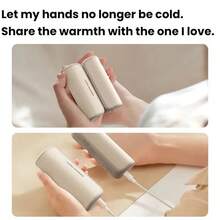 2 Packs Rechargeable Hand Warmers - Magnetic Closure , Ideal For Outdoor Activities & Camping,Gift, Present, Celebration