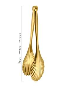 304不锈钢加厚扇贝夹，食物夹，厨房夹，烧烤牛排夹，蒸包/面包夹，烤肉夹 - 彩色 - 查看 7