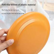 1PC Dog Flying Disc Toy | Floating, Chew-Resistant For Interactive Training | Pet Supplies For Dog Owners, All Seasons Use (Indoor/Outdoor) - Color aleatorio - Ver 2