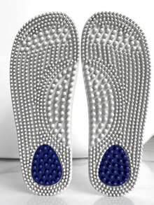 舒适足部按摩鞋垫，穴位按摩鞋垫，男女通用鞋垫，四季皆宜 - 灰色 - 查看 7