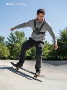 LEATVOOK 通用手机胸带支架，带防震绳 – 可调节肩带，适用于运动相机、GoPro Hero 系列、Insta360 和智能手机，是骑行、跑步和户外拍摄的理想之选。兼容 和安卓手机，是生日、送给家人和朋友的绝佳礼物。生日手机支架，手机支架，手机配件，承重力强。 - 明亮 - 查看 10