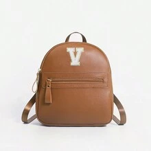 1 Balo cổ điển dễ thương cho bé gái với 26 chữ cái từ A đến Z, Túi đeo vai, Ví hình trái tim, Dây đeo vai có thể điều chỉnh, Quà tặng lý tưởng cho Ngày lễ tình nhân, Thích hợp sử dụng hàng ngày, Ngoài trời, Trường học, Du lịch, Đi bộ đường dài, Thiết kế di động - màu nâu - Xem 34