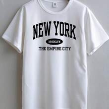 Camiseta Feminina New York Streetwear T-shirt Camisa Blogueira