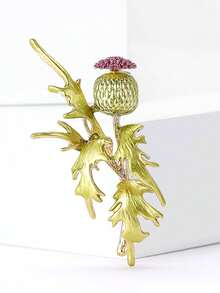 1 Pc Rose Flower Elegant Red Chic Fashion High-Quality Pin Brooch, High-End Jewelry Lapel Pin Brooch Dress Accessories Pin For Clothes Bag Charm School Office Accessories Shirts Jacket Christmas Halloween Clothes Pin Funny Cute Teacher Gifts