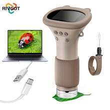 RIVGOT Kids Microscope Pocket Microscope -1000X Portable Microscope For Kid | Photo And Video Mini Microscopes | 2'' Digital Little Scientist Microscopes For 3-10 Age Years Old Boys Girls Toys Gifts - Many - View 14
