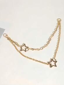 سلسلة بنطلون الجمجمة الرائعة للرجال - إكسسوارات أسلوب الشارع الهيب هوب - فضي - مشاهدة 11