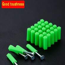 6mm/8mm 绿色塑料膨胀塞、自攻螺钉、墙锚、膨胀套管、膨胀塞、M6/M8
