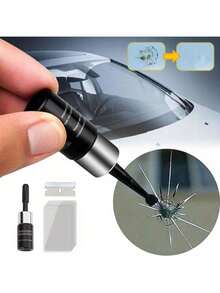 Professional Car Windshield Crack & Scratch Repair Tool - Clear Portable Glue, No Special Tools Needed, Quick Repair, Windshield Crack Repair Kit, Repair Cracked Windshield, Car Body Crack Repair Kit - Multicolor - View 2