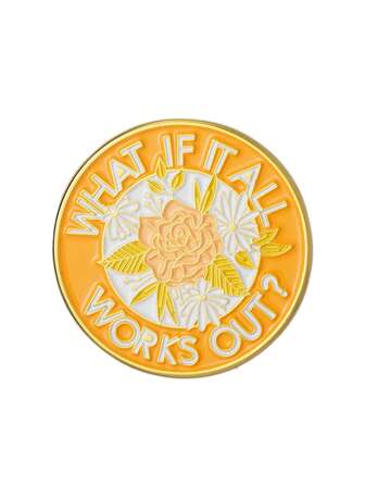 1PC Cartoon Daisy Badge Unisex Gift Jewelry Pin