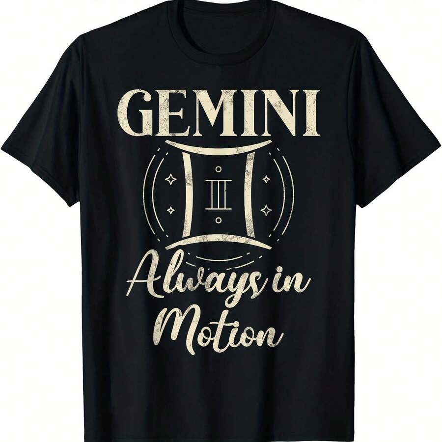 Always In Motion Gemini T-Shirt - Negro - Ver 1