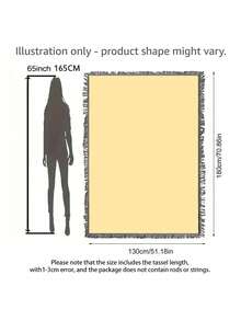 1pc Winter Snowflake Tree Bohemian Christmas Wall Tapestry For Bedroom Double-Sided Woven Throw Blanket With Tassel 180x130cm - Christmas Decoration Decorative Wall Art For Home Room, Multi-Function Shawl For Sofa Bed Camping Tablecloth Carpet