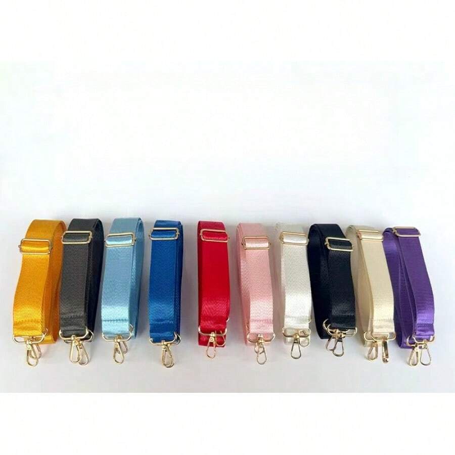 A Gold Buckle Shoulder Strap Versatile Bag Strap Simple Backpack Crossbody Bag Shoulder Strap Lanyard Suitable For Daily Use - 1 - View 1