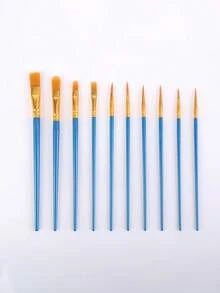 Bộ 10 cọ vẽ phù hợp cho Acrylic, Sơn dầu, Màu nước, Vẽ mặt, Vẽ móng, Vẽ chi tiết và Vẽ đá, Cọ vẽ móng, Bộ cọ vẽ móng, Vật dụng cần thiết cho ngày tựu trường, Vật dụng cần thiết cho phòng ngủ, Du lịch ngày lễ, Quà tặng tuyệt vời - Nhiều màu - Xem 11