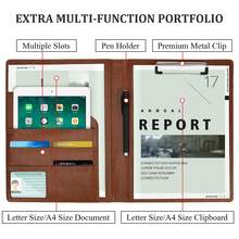 Vintage Portafolios para Hombre 15.6 Pulgadas,Maletin para Laptop PU Piel Retro,Bolsa de Mensajero Impermeable - Multicolor - Ver 3