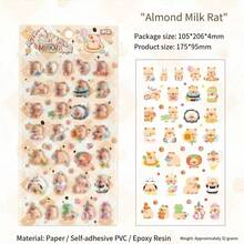 3D geprägte Kristall Stereo süße Aufkleber, DIY Dekoration für Kinder, Mädchen, Handy