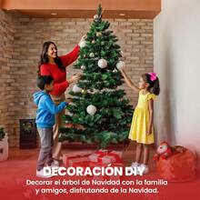 FARSEE  210 cm x 800 ramas, Abeto artificial verde con soporte, perfecto para regalar en Navidad. - Multicolor - Ver 6