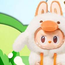 POP MART The Monsters Labubu Forest Fairy Tale Series Vinyl Plush Hang Card Cute Bunny Outfit Figurine Valentine's Day Gift Bag Charm Collectible - Multicolor - View 5