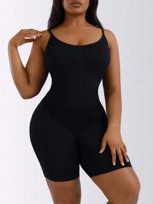 Women's Elastic Breathable Body Shaping Shorts And Tights, High Waist Tummy Control Panties With Removable Sponge Inserts, Fake Buttocks And Hips, Hips And Hips, Sexy Leggings To Control The Tummy And Waist, Slimming And Tummy Control, Compression Waist Shaping And Body Shaping, Anti-Exposure Boxer Briefs Waist Trainer, Tight Underwear Shapewear Fashionable Slimming And Tight Clothing. - 黑色 - 查看 5