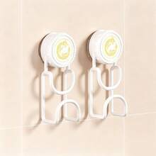 免钻孔吸盘式水槽挂钩。吸力强劲，承重力强。适用于浴室、淋浴房和厨房的墙面收纳。轻松悬挂水槽，不占用空间。是保持小户型公寓、浴室和厨房整洁的好帮手。 - 彩色 - 查看 9