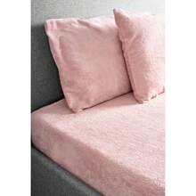 Rose Pink Teddy Fleece Duvet & Two Pillow Covers Set Super Soft - Hibernate Cosy Collection - King Size (230 X 200cm) - View 5