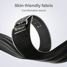 1个网球肘支撑护具，带可拆卸衬垫，男女通用可调节网球肘护具，舒适的高尔夫球肘绑带，网球肘固定器，运动及日常使用的理想之选。 - 黑色 - 查看 8