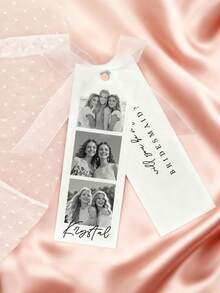 1/3 Personalized Photo Bridesmaid Invitation Card, "Will You Be My Bridesmaid?", Maid Of Honor Card, Wedding Gift, Wedding Souvenir - Multicolor - View 3