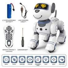 遥控玩具：RC机器人，红外遥控电子狗，可跟随、唱歌跳舞，是送给家人或朋友生日、圣诞节、万圣节的理想礼物。
