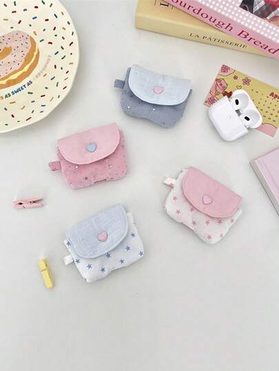 Cute Earphone Earphone Carrying Case Earphone Protective Case Wireless Earphone Storage Bag Mini Earphone Carrying Case Cute Soft Protective Case Pouch For Bluetooth Earphones Compatible With Apple Earphones Protection Cover, Soft Case For Wireless Bluetooth Earbuds, Purse Grid Pattern ,Christmas Gifts, Wedding Gifts