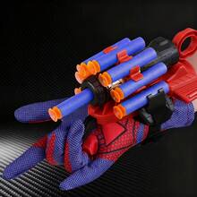 1 Set Cosplay Spider Wrist Launcher, Glove-Style Launcher Fun Shooting Toy (Some Parts Color Random) - Multicolor - View 1