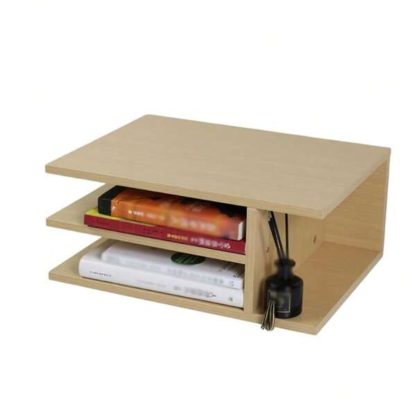 Printer Storage Rack  15.74��11.81��6.69in Multi  Layer Desktop Organizer, Elevated Stand For Small Copier, Warm Wh...