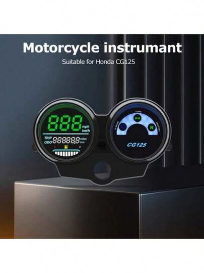 Novo Painel Digital LED Para Motocicleta , Velocímetro , Ventilador 125 Titan 125 2013 Dashboad Brasil  CG125 2000