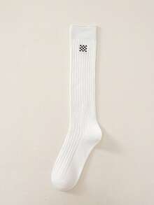 1 Pair Women's Over The Calf Socks, & Versatile, Suitable For Various Occasions, Cozy Socks - Multicolor - View 16