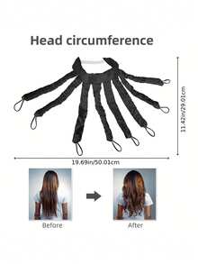 Octopus Shaped No-Heat Hair Curler Wand With Soft Octopus Design, No-Heat Hair Curling Tool For Overnight DIY Hairstyles