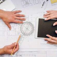 Goniómetro de 6 pulgadas, escoliómetro transparente, transportador de plástico, goniómetro de 360 grados para medición corporal - Transparente - Ver 3