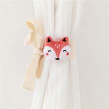 1pc/2pcs Cute Dog Window Curtain Tie Backs, Pet Room Decor, Mosquito Net Tie Ropes, Curtain Tie Backs, Door Curtain Tie Backs, Sun Shade Tie Ropes - Multicolor - View 5