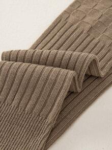 1 Pair Women's Over The Calf Socks, & Versatile, Suitable For Various Occasions, Cozy Socks - Multicolor - View 10