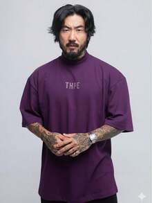 Men T-Shirts - Màu tím - Xem 1