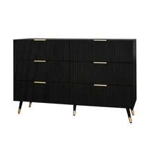 Elegant Sideboard With A Modern Design, Chest Of Drawers And Plenty Of Storage Space [OLD SKU:WF325790791WAA] - Black - View 8