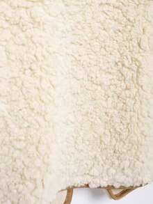 ZEVITY Women's Vintage Sleeveless Bow Design Wool Vest, Sweet Round Neck Casual Fitted Cardigan Jacket LS1105 - Apricot - View 3