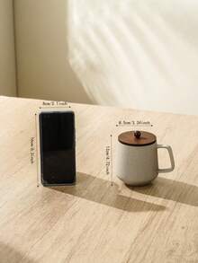 1pc Ceramic Cup, Suitable For Home, Kitchen, Restaurant, Living Room, Gift, Coffee Cup, Water Cup, Tea Cup, Cold Drink Cup, Mug, Insulated, For Tea, Coffee, Milk, Fruit Juice, Wedding, Party, Birthday Gift