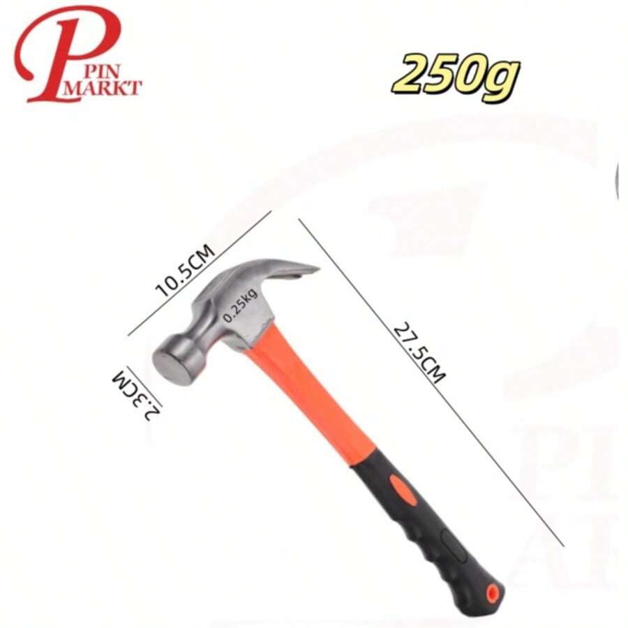 Martillo de garra con mango de plástico - 04333 - Ver 1