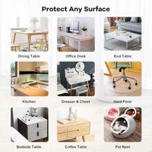 Large Clear Vinyl Plastic Table Protector For Wooden Furniture Rectangular Wipeable PVC Table Cloth With Waterproof Surface Ideal For Coffee Tables Meeting Desks And Floor Protection 32x84 Inch Durable And Easy To Clean - Clear - View 6