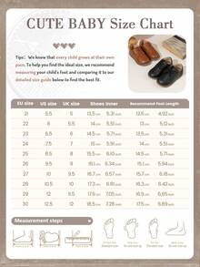 Boys' Pu Leather Round Toe Lace-up Flat Shoes - Brown - View 9