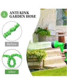 Heavy Duty Washing Car Water Hose, European & American Style, Thicker & Stronger, Household Hand-Held For Daily Watering & Irrigation, Expandable Garden Hose - 藍色 - 查看 6